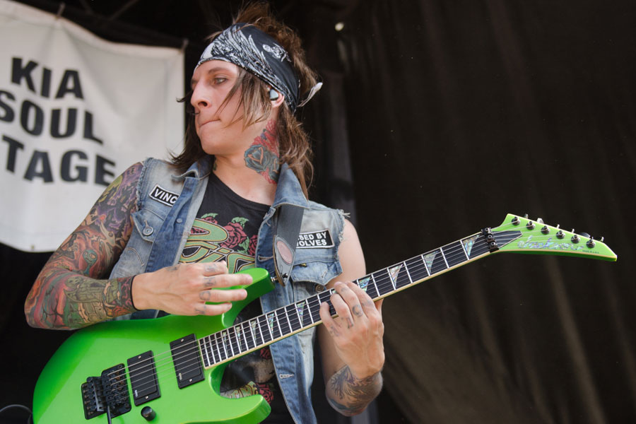 Falling in Reverse at Warped Tour